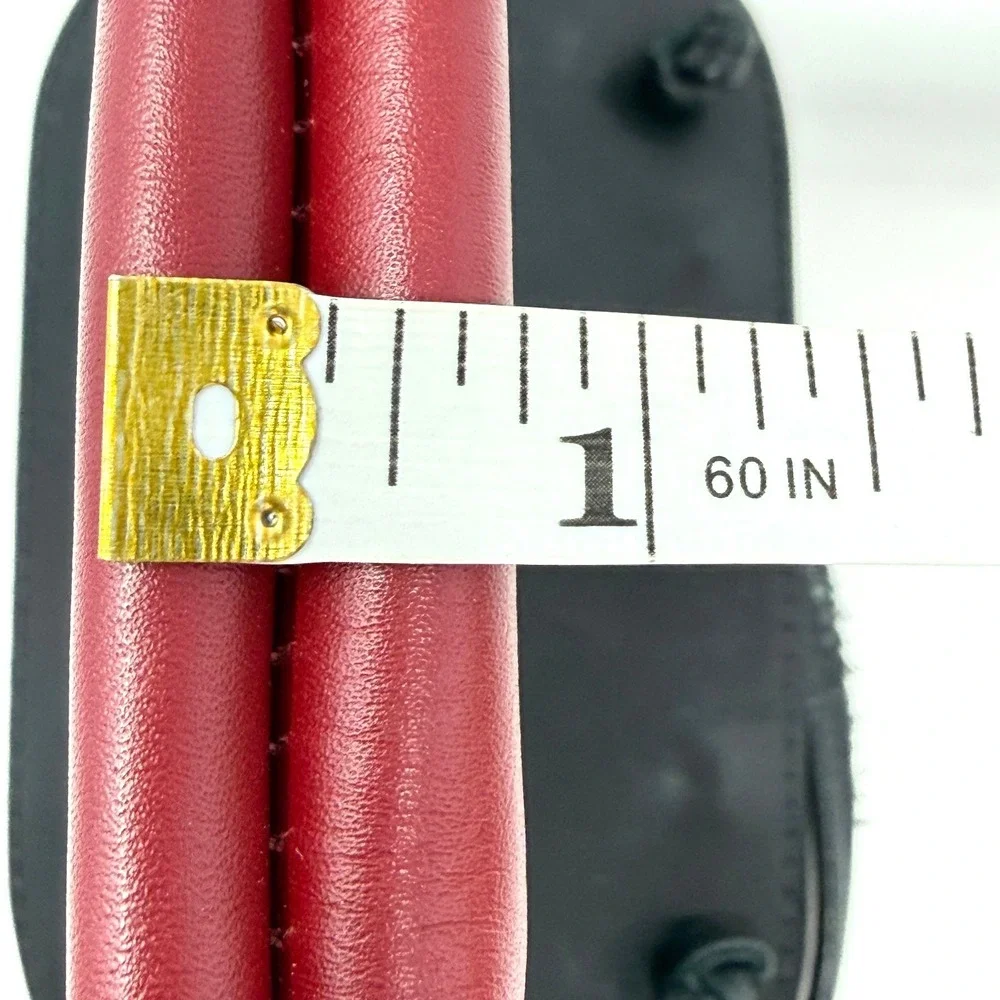 Matt Fothergill Pub Bag Leather Crossbody Red Black Small‎